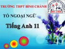 Bài giảng Tiếng Anh lớp 11 Unit 8: Celebrations (Language focus) - Trường THPT Bình Chánh