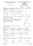 Đề thi thử tốt nghiệp THPT môn Toán năm 2022-2023 có đáp án (Lần 2) - Trường THPT Phụ Dực