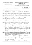 Đề thi KSCL học sinh giỏi môn Toán THPT năm 2022-2023 có đáp án - Trường THPT Hà Văn Mao