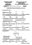 Đề thi học kì 2 môn Toán lớp 12 năm 2022-2023 - Sở GD&ĐT Cần Thơ