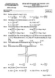 Đề thi thử tốt nghiệp THPT môn Toán năm 2023 (Lần 1) - Trường THPT Đông Hà