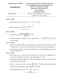Đề thi học sinh giỏi môn Toán lớp 11 năm 2023-2024 có đáp án - Sở GD&ĐT Quảng Bình