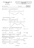 Đề thi thử tốt nghiệp THPT môn Toán năm 2022-2023 (Lần 1) - Sở GD&ĐT Bắc Ninh