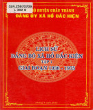 Ebook Lịch sử Đảng bộ xã Hồ Đắc Kiện (1930-1975): Phần 1 (Tập 1)