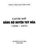 Ebook Lịch sử Đảng bộ huyện Tuy Hoà (1930-1975): Phần 2