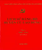 Ebook Lịch sử Đảng bộ huyện Cù Lao Dung (1930-1975): Phần 2 (Tập 1)