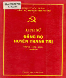 Ebook Lịch sử Đảng bộ huyện Thạnh Trị (1975-2000): Phần 2 (Tập 2)