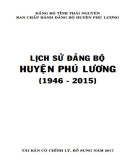 Ebook Lịch sử Đảng bộ huyện Phú Lương (1946-2015): Phần 2