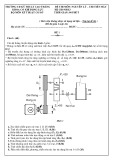 Đề thi kết thúc học phần học kì 3 môn Nguyên lý - Chi tiết máy năm 2020-2021 có đáp án - Trường CĐ Kỹ thuật Cao Thắng (Đề số 1)