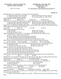 Đề thi giữa học kì 2 môn Địa lí lớp 12 năm 2022-2023 có đáp án -Trường THPT Trần Phú