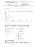 Đề thi thử tốt nghiệp THPT môn Toán năm 2023 - Trường THPT Trần Phú, Phú Yên