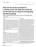 Phân tích kết cấu dàn cầu kiewitt 8 có kể đến sự làm việc đồng thời của kết cấu cột bên dưới chịu tác dụng của tải trọng động đất theo ba phương