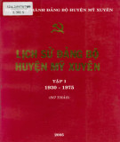 Ebook Lịch sử Đảng bộ huyện Mỹ Xuyên (1930-1975): Phần 1 (Tập 1)