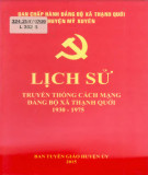 Ebook Lịch sử truyền thống cách mạng Đảng bộ xã Thạnh Quới (1930-1975): Phần 2