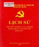 Ebook Lịch sử truyền thống cách mạng Đảng bộ xã Thạnh Phú (1930-1975): Phần 2