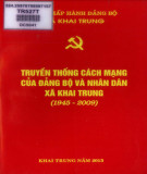 Ebook Truyền thống cách mạng của Đảng bộ và nhân dân xã Khai Trung (1945-2009): Phần 2