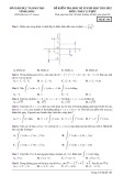 Đề thi học kì 2 môn Toán lớp 12 năm 2022-2023 - Sở GD&ĐT Vĩnh Long