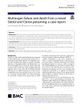 Multiorgan failure and death from a mixed Dettol and Clorox poisoning: A case report