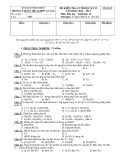 Đề thi học kì 2 môn Hoá học lớp 12 năm 2021-2022 - Trường PTDTNT THCS&THPT An Lão