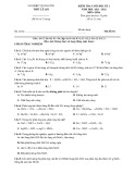 Đề thi học kì 2 môn Hoá học lớp 10 năm 2021-2022 có đáp án - Trường THPT Lê Lợi, Quảng Trị