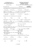 Đề thi học kì 2 môn Toán lớp 10 năm 2021-2022 có đáp án - Trường THPT Ngô Gia Tự, Đắk Lắk
