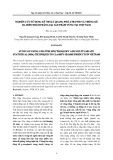 Nghiên cứu sử dụng kỹ thuật quang phổ ATR-FTIR và thống kê đa biến nhằm phân loại sản phẩm vừng tại Việt Nam