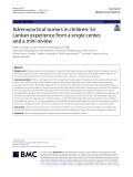 Adrenocortical tumors in children: Sri Lankan experience from a single center, and a mini review
