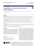Amyloidosis: A case series and review of the literature