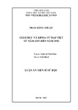 Luận án Tiến sĩ Sử học: Giáo dục và khoa cử Đại Việt từ năm 1527 đến năm 1592