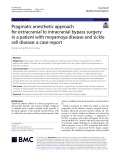 Pragmatic anesthetic approach for extracranial to intracranial bypass surgery in a patient with moyamoya disease and sickle cell disease: A case report