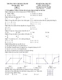 Đề thi học kì 1 môn Toán lớp 6 năm 2022-2023 có đáp án - Trường THCS Thượng Thanh