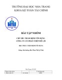 Bài tập nhóm Thẩm định tín dụng: Thẩm định tín dụng công ty cổ phần thép Mê Lin