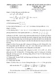 Đề thi thử vào lớp 10 môn Toán năm 2023-2024 có đáp án - Phòng GD&ĐT Can Lộc