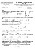 Đề thi học kì 2 môn Toán lớp 10 năm 2022-2023 - Trường THPT chuyên Lam Sơn