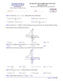 Đề thi thử tốt nghiệp THPT môn Toán năm 2023 có đáp án - Sở GD&ĐT Nghệ An