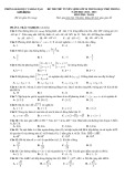 Đề thi thử vào lớp 10 môn Toán năm 2022-2023 có đáp án - Phòng GD&ĐT Sơn Động