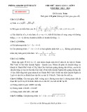 Đề thi KSCL môn Toán lớp 9 năm 2022-2023 có đáp án - Phòng GD&ĐT Quỳnh Lưu