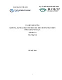 Tài liệu bồi dưỡng kiểm tra, đánh giá học sinh tiểu học theo hướng phát triển phẩm chất, năng lực môn Tiếng Việt (Mô đun 3.1)