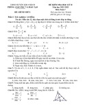 Đề thi học kì 2 môn Toán lớp 7 năm 2022-2023 có đáp án - Phòng GD&ĐT huyện Kim Thành