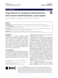 Coexistence of cutaneous endometriosis and ovarian endometrioma: A case report