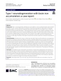 Type 1 neurodegeneration with brain iron accumulation: A case report