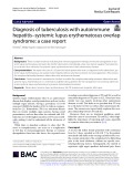 Diagnosis of tuberculosis with autoimmune hepatitis–systemic lupus erythematosus overlap syndrome: A case report