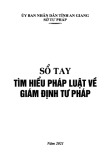 Tìm hiểu pháp luật về giám định tư pháp - Sổ tay