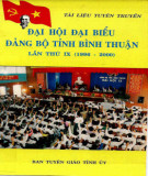 Ebook Đại hội đại biểu Đảng bộ tỉnh Bình Thuận lần thứ IX (1996-2000)