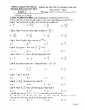 Đề thi giữa học kì 2 môn Toán lớp 6 năm 2021-2022 có đáp án - Trường THCS Nguyễn Trãi