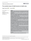 The cumulative impact of health insurance on health status