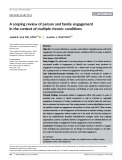 A scoping review of person and family engagement in the context of multiple chronic conditions