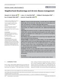 Neighborhood disadvantage and chronic disease management