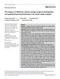 The impact of Medicare shared savings program participation on hospital financial performance: An event-study analysis