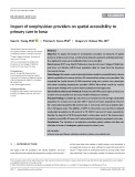 Impact of nonphysician providers on spatial accessibility to primary care in Iowa